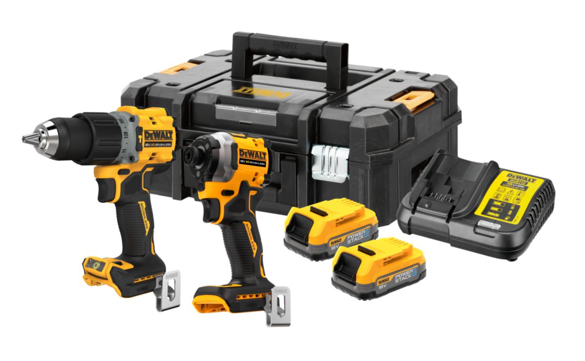 Kombikit DEWALT DCK2050E2T - KOMBIKIT DEWALT DCK2050E2T 18V XR, 2 X POWERSTACK, TSTAK
