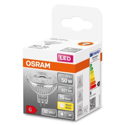 LED-LAMPA MR16 (50) GU5.3 36GR 827 OSRAM