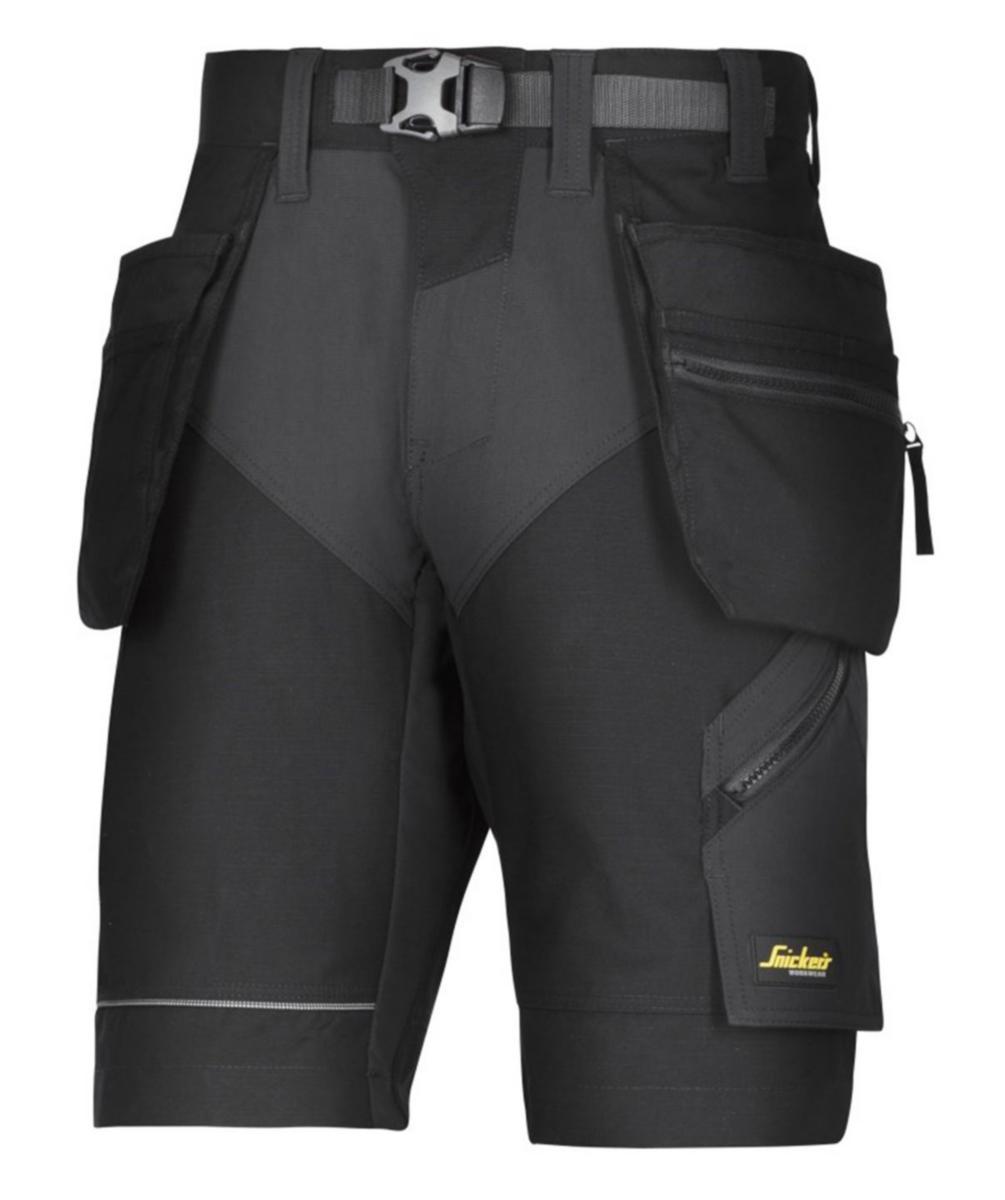 Shorts Snickers 6904 FlexiWork - SHORTS SNICKERS 6904 SVART STRETCH FW HF STL 48
