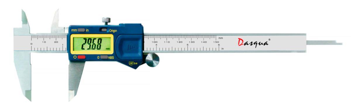 Skjutmått Dasqua Absolute digitalt IP54 - SKJUTMÅTT DASQUA ABSOLUTE, DIGITAL, 150MM