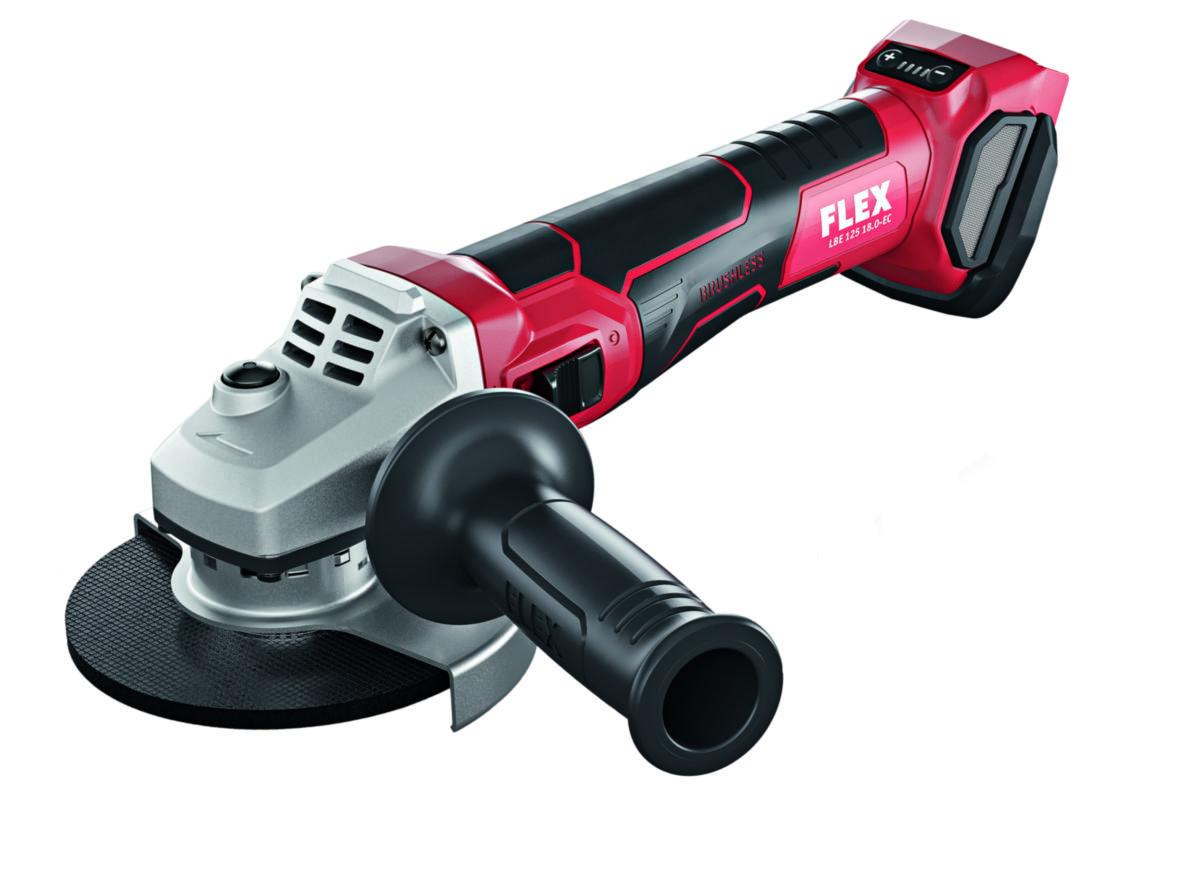 Vinkelslipmaskin Flex LBE125 18.0-EC C SOLO - BATTERIVINKELSLIP FLEX LBE125 18V 3500-9000/MIN SOLO