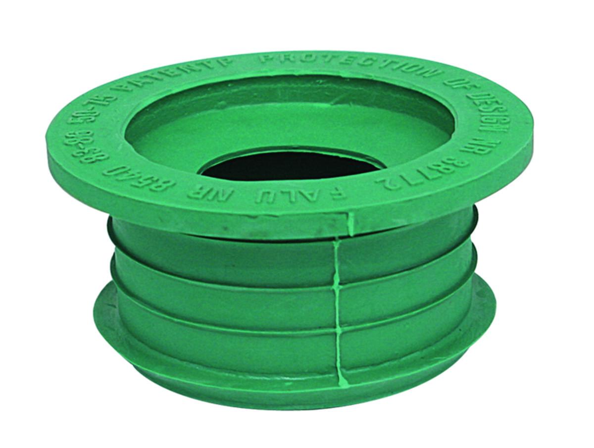 Gumminipplar för  2 1/2" N-rörmuff, äldre typ, Faluplast - 83-86/50-75 GUMMINIPPEL FP 85409 GRÖN