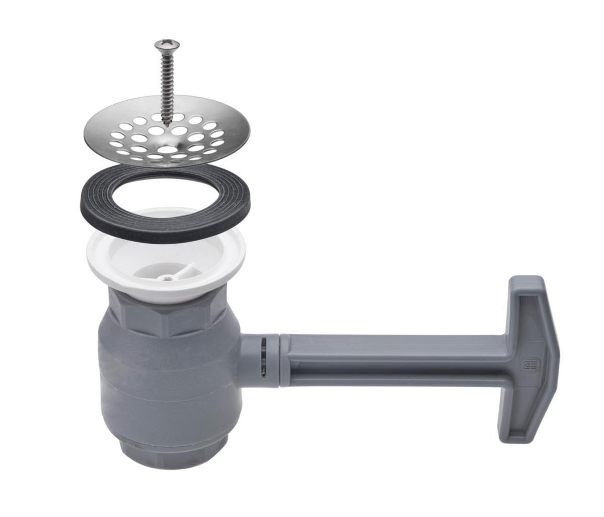 Avloppsventil CT 50, Contura - CONTURA AVLOPPSVENTIL CT50 G32, MED SILBRICKA