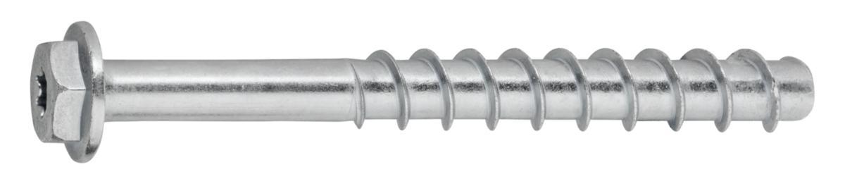 Betongskruv Sormat S-CSA sexkant/fläns FZB - BETONGSKRUV S-CSA FZB SW13 6X50/10/15 HEX 100/FRP