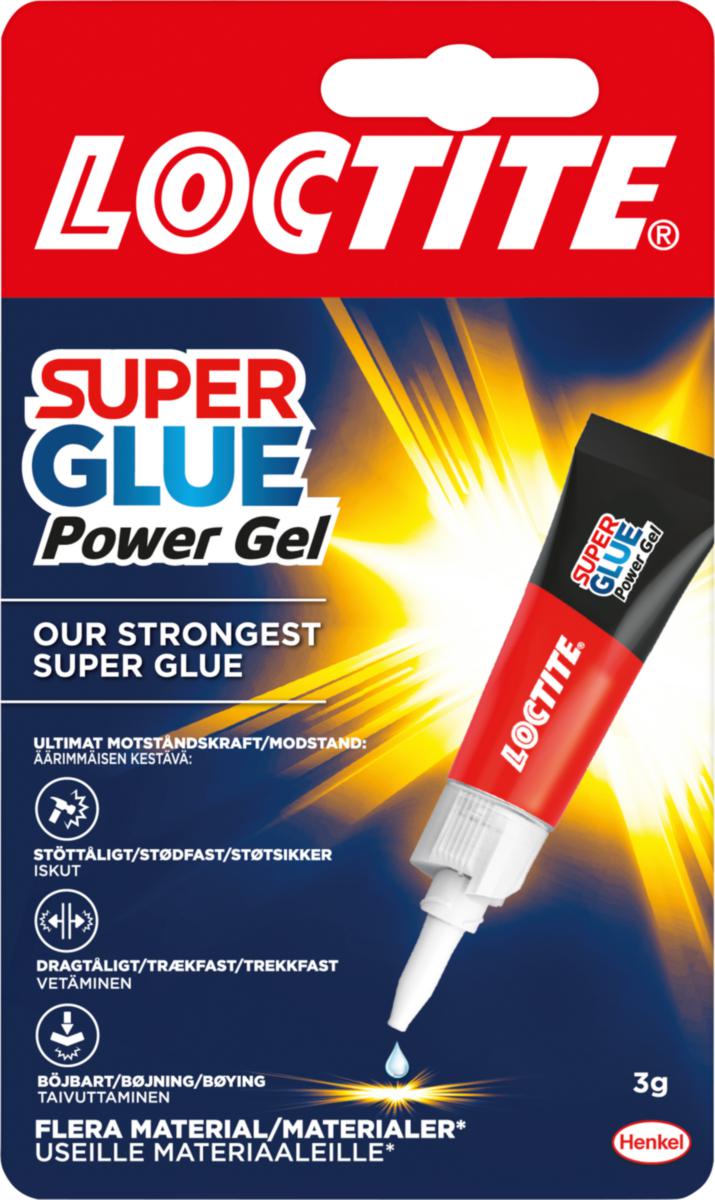 Snabblim Loctite Super Glue Power Gel Tube - SNABBLIM LOCTITE SUPER GLUE POWER GEL TUBE 3G