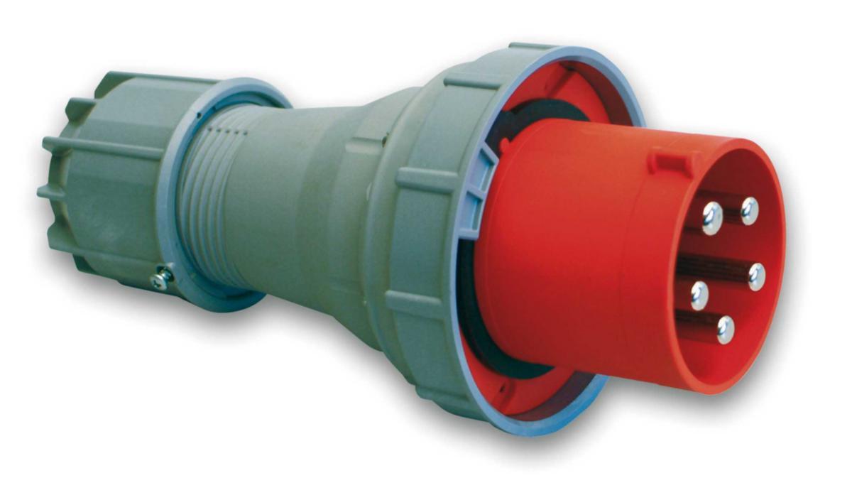 Stickpropp PRO BASIC Vattentät, 63A CEE - STICKPROPP 463-6 IP67 PV 463-6 S