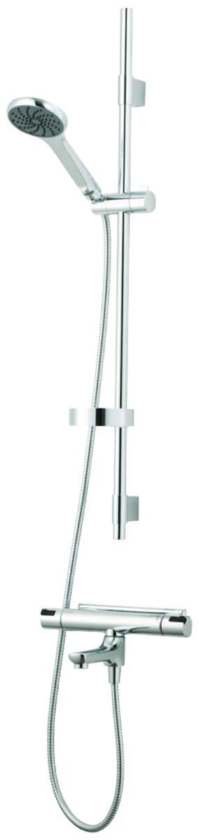 Duschset Mora Cera S5 med termostatblandare Mora Cera T4 160 c/c - DUSCHKIT MORA CERA TERMOSTAT 160C/C M DUSCHSET 8344151