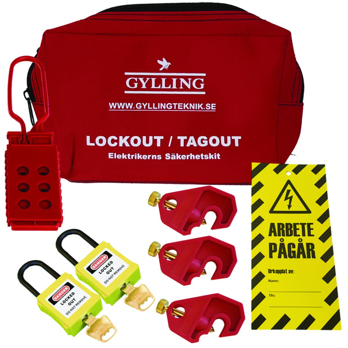 Lockout Dvärgbrytarlås teamkit - MINIBRYTARLÅS LOCKOUT TEAMKIT 309858