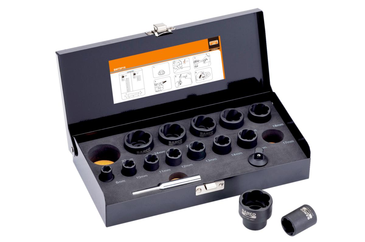 Hylssats skärande Bahco - HYLSSATS SKÄRANDE BAHCO BWTSP16 8-27MM 16DEL