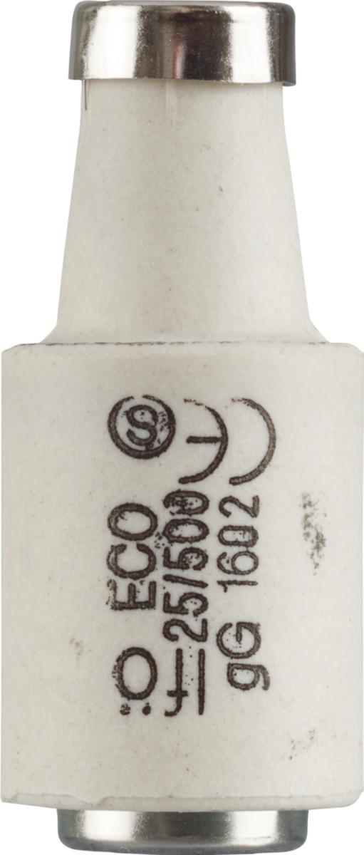 Säkring, typ gG Eco, 500 volt - SÄKRING 25A DIAZED ECO 5ST GUL 500V