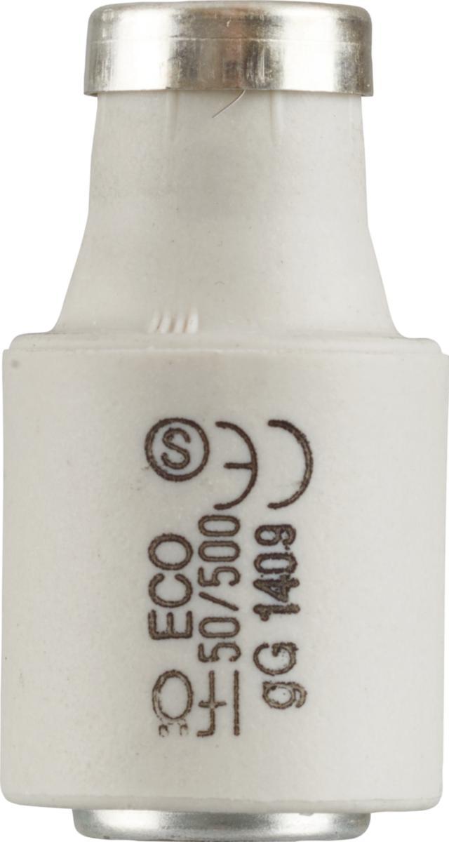 Säkring, typ gG Eco, 500 volt - SÄKRING 50A DIAZED ECO 5ST VIT 500V