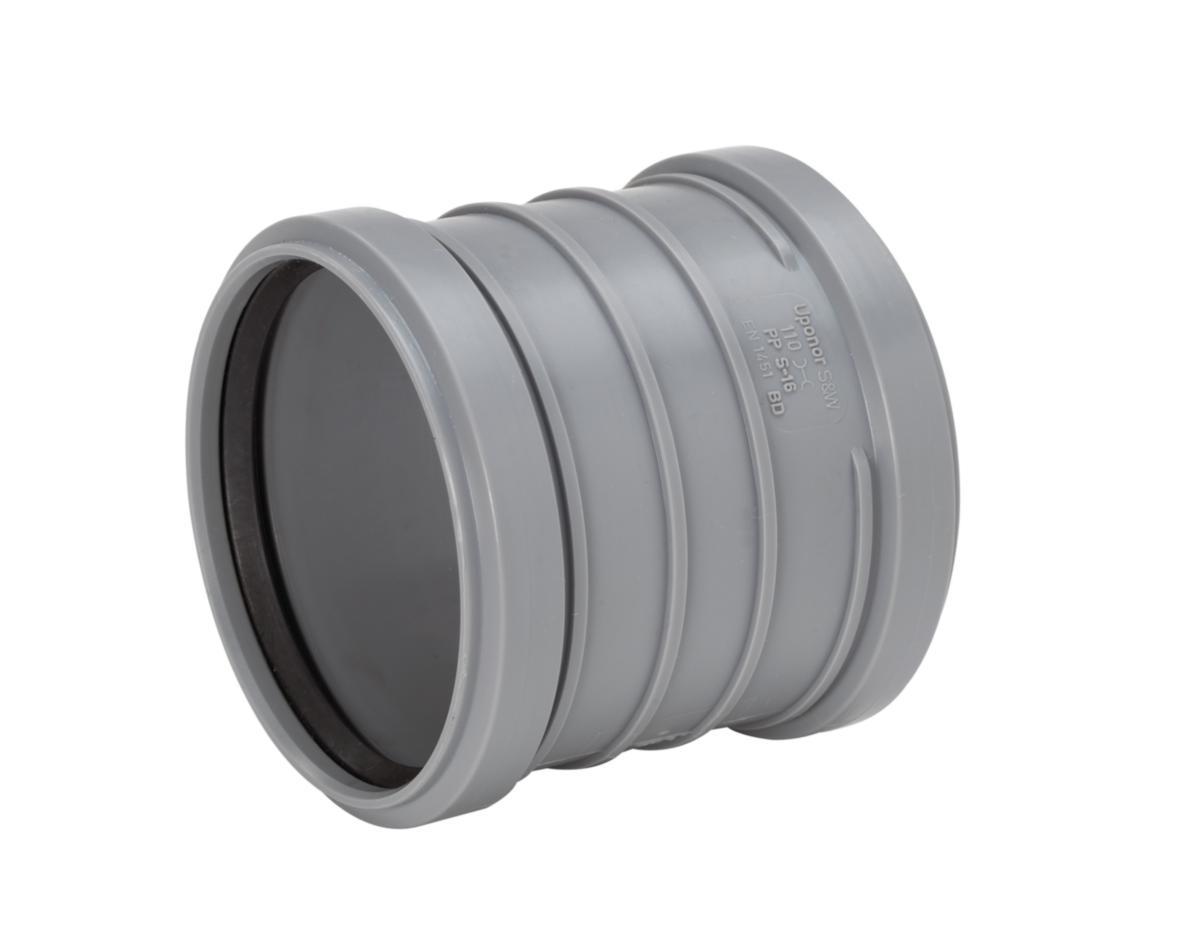 Skjutmuff PP, Uponor - SKJUTMUFF 110MM PP INOMHUS UPONOR