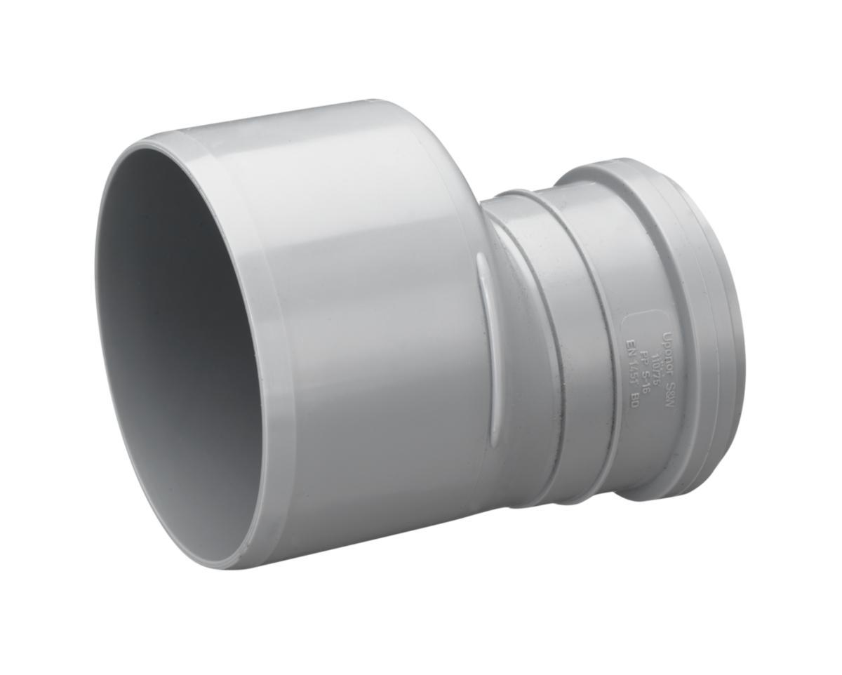 Förminskning excentrisk PP, Uponor - FÖRMINSKNING EXC 110X75MM PP UPONOR