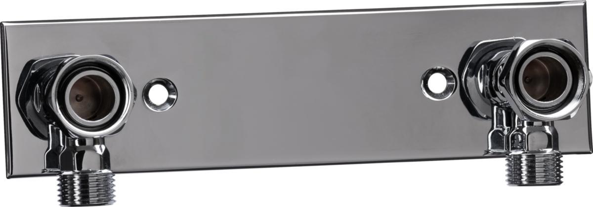Blandarfäste 160 c/c M26, för utanpåliggande rördragning, Atia - BLANDARFÄSTE ATIA R15 160C/C KROM UTANPÅLIGGANDE RÖR