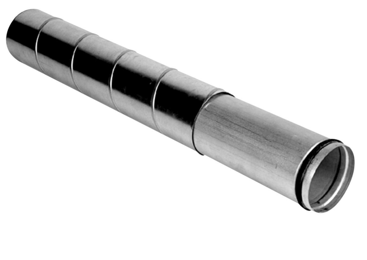 Spirorör teleskopisk - SPIRORÖR TELESKOPISK 125MM 0.3-0.55M STÅL 02741 FLEXIT