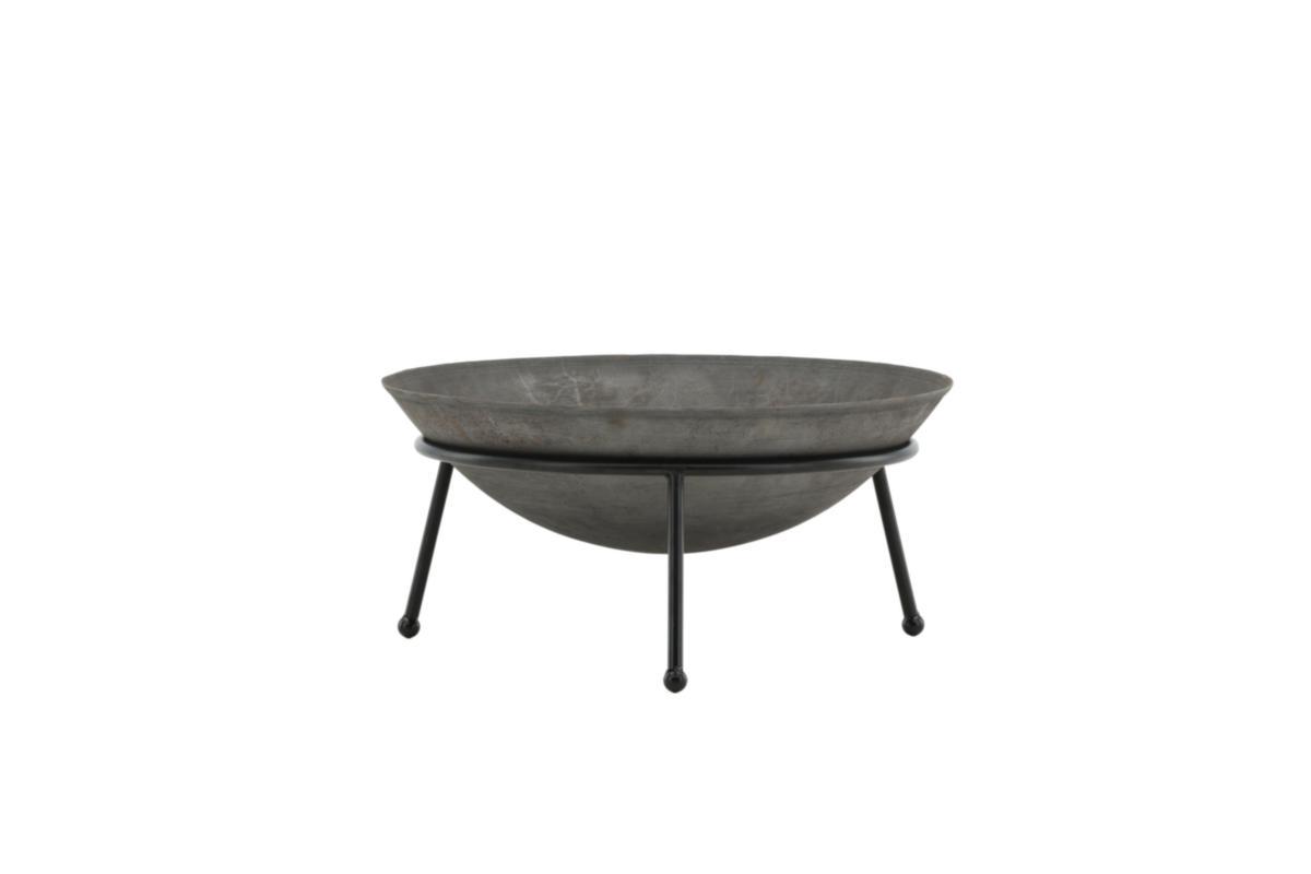 Eldfat, 30x60 cm, Bastian - ELDFAT STÅL SVART 30X60 CM BASTIAN