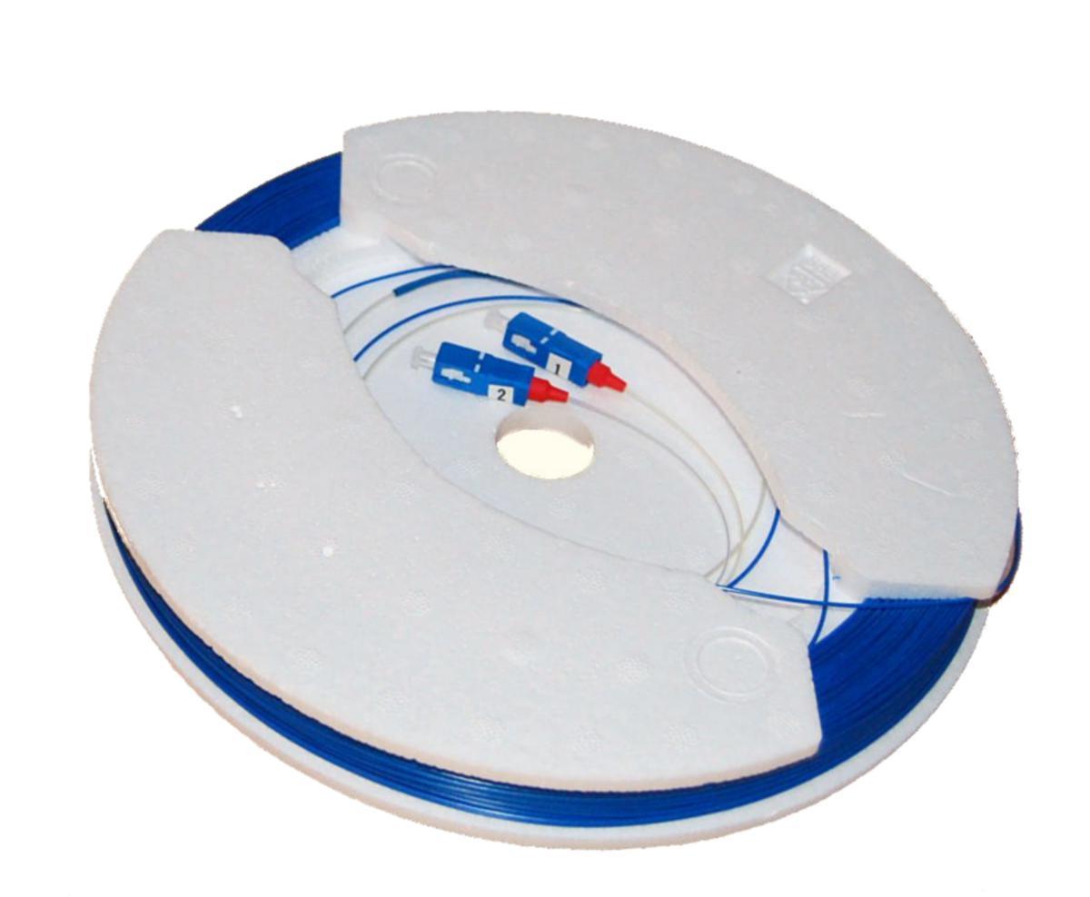 Blåsfiber Förkontakterad Singelmode RPM258005, 1xSC/UPC 1xSC/APC, Hexatronic - BLÅSFIBER ABF 1SC 1SC/APC RPM258028/100M
