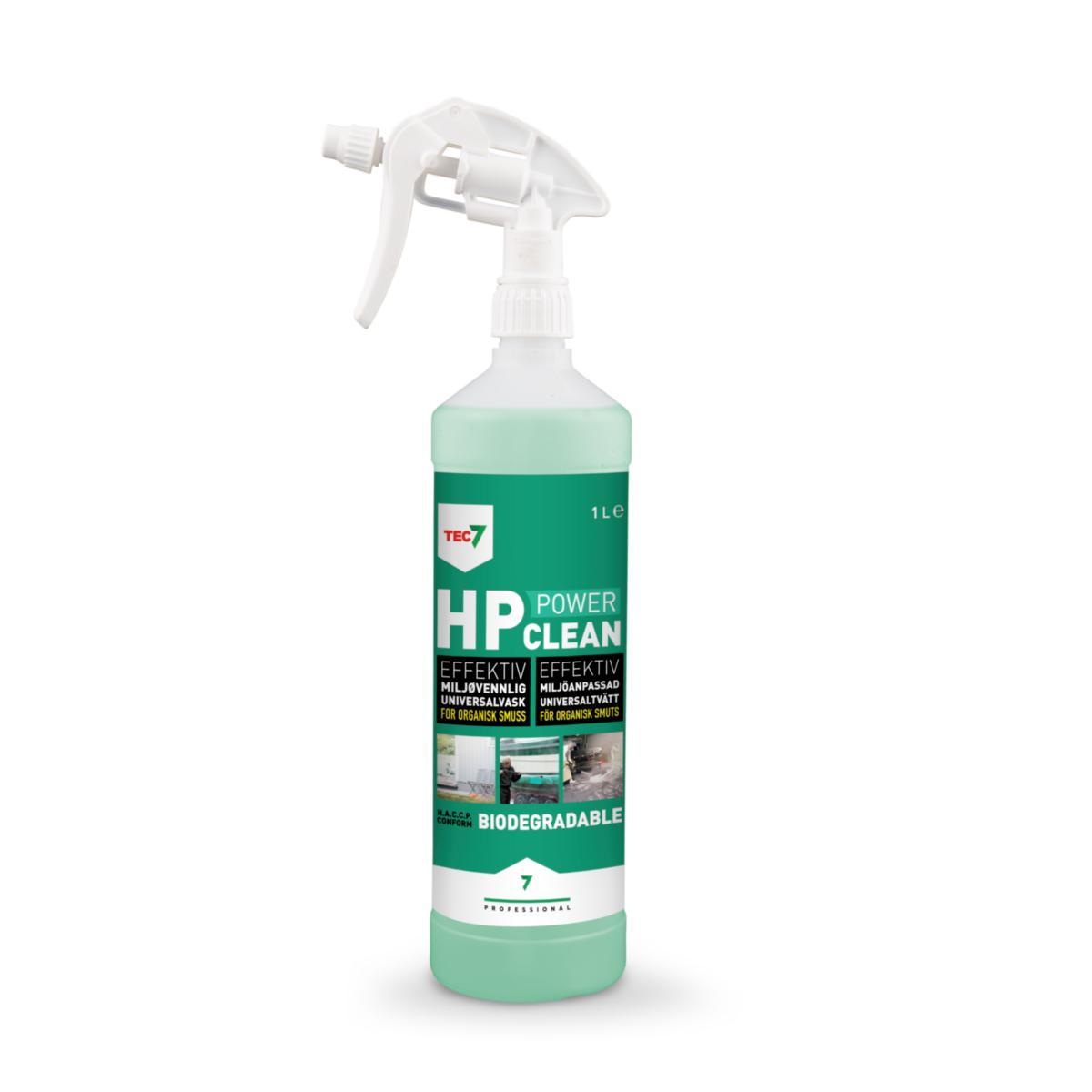 Rengöringsmedel, avfettande, Tec7 HP CLEAN - RENGÖRINGSMEDEL TEC7 HP CLEAN 1L SPRAY