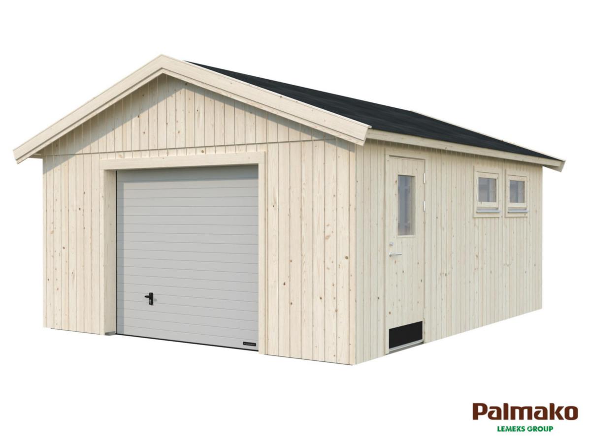 Garage enkel, Andre, 21.5 m², takskjutport - ENKELGARAGE ANDRE 24,6 M2 OMÅLAT TAKSKJUTPORT