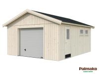 Garage enkel, Andre, 21.5 m², takskjutport