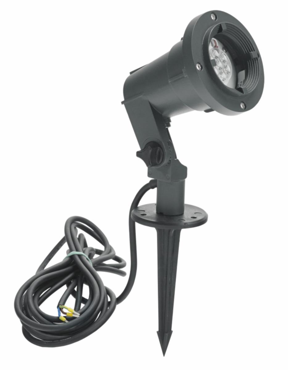 Markarmatur Sande LED, med kabel, Norlys - VÄGG SPOT INKL.KABEL LED GU10 SANDE