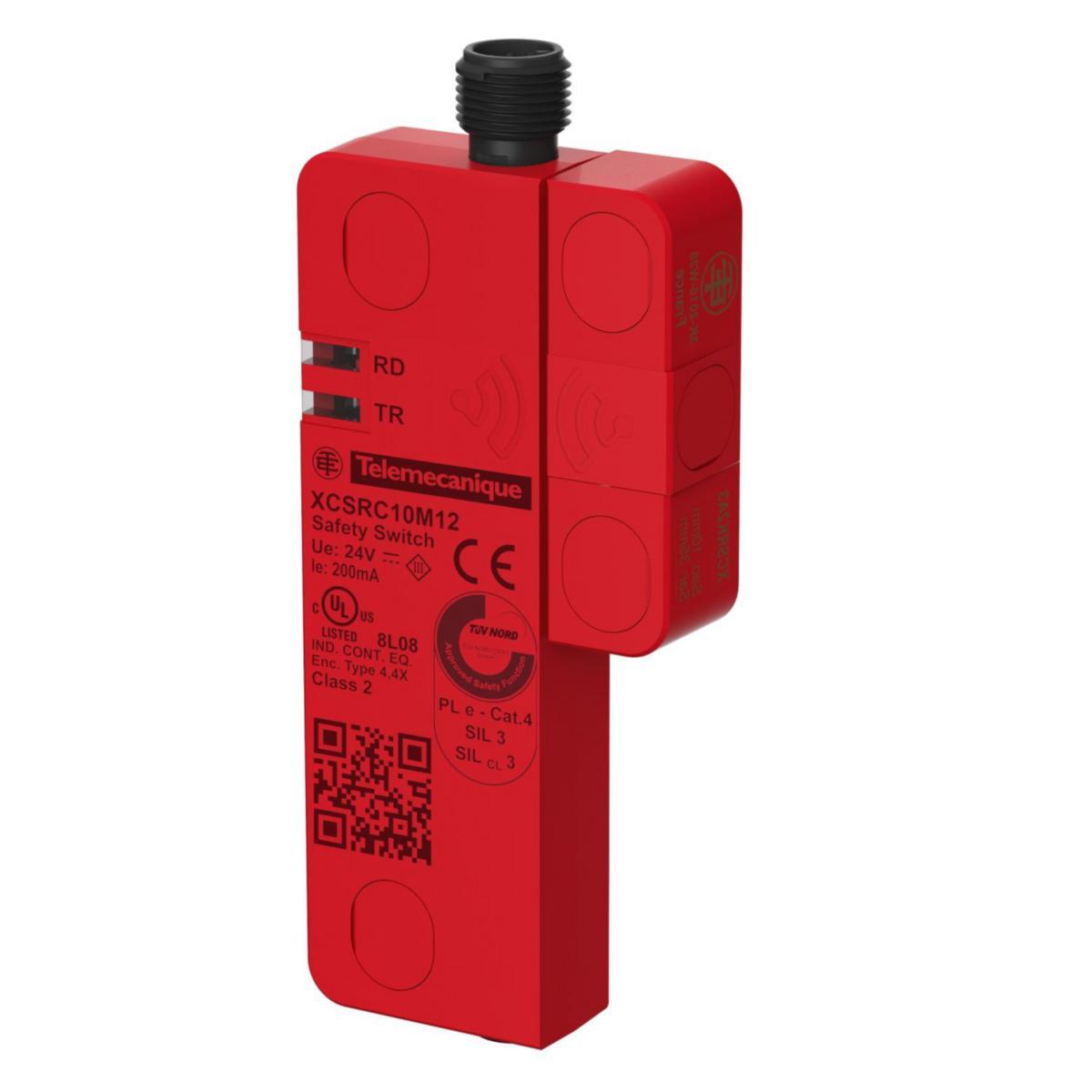 Säkerhetsgivare RFID - SÄKERHETSGIVARE RFID ENKEL XCSRC10M12