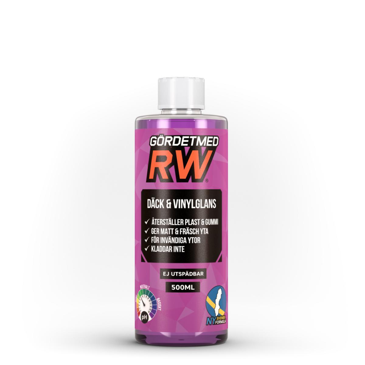 Däck & Vinylglans RW - DÄCK & VINYLGLANS RW EJ UTSPÄDBAR. FLASKA 0.5L