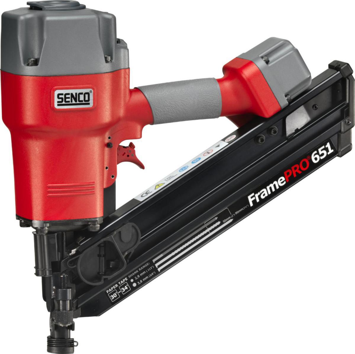 Spikverktyg Senco Frame Pro 601- 90 mm. - SPIKVERKTYG SENCO FRAME-PRO 601 34° LUTNING, 50-90MM