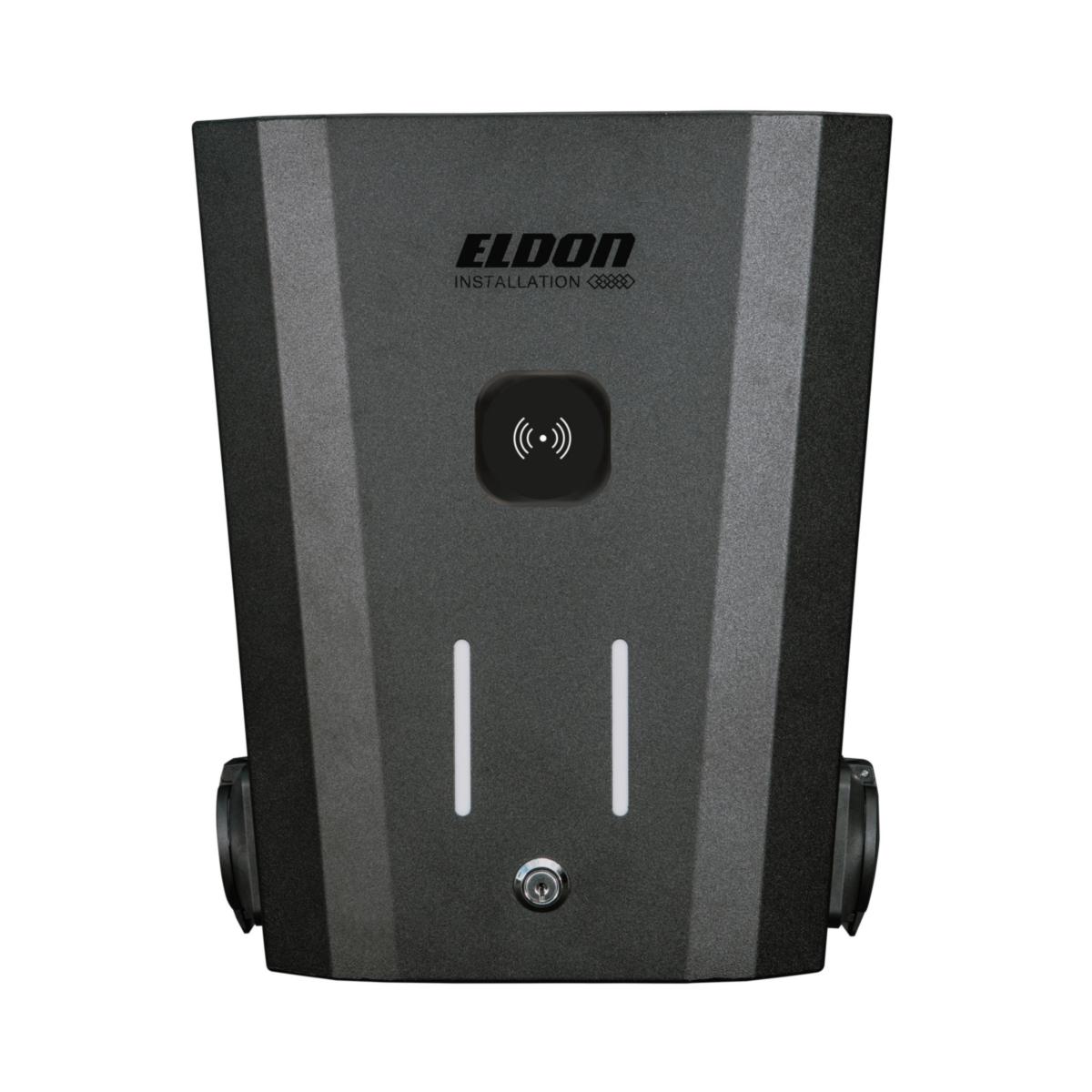 Laddbox Duo 2x7,4 kW, Smart - LADDBOX DUO 2X7,4KW SMART RFID ELBDC132R