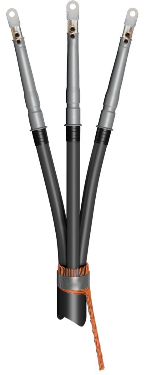 Kabelavslut SOT, 24kV, Inomhus,  3-ledare / 3 st 1-ledare - AVSLUT SOT 241-3 12/24KV 1x3 led el 3x1 led
