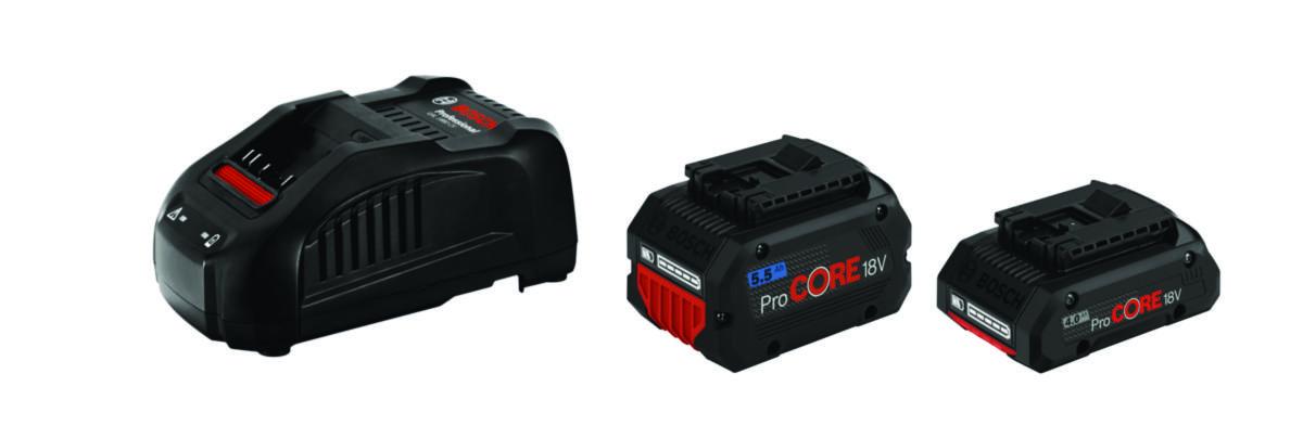Batteriset Bosch ProCORE 18 V 4.0/5.5 Ah - BATTERISET BOSCH PROCORE 18V 1X4/1X5,5AH GAL 1880 CV
