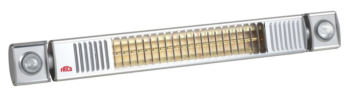 Infravärmare, Infraduo - INFRAVÄRMARE 1650 W IP65 230 V ALUMINIUM IHD17 FRICO