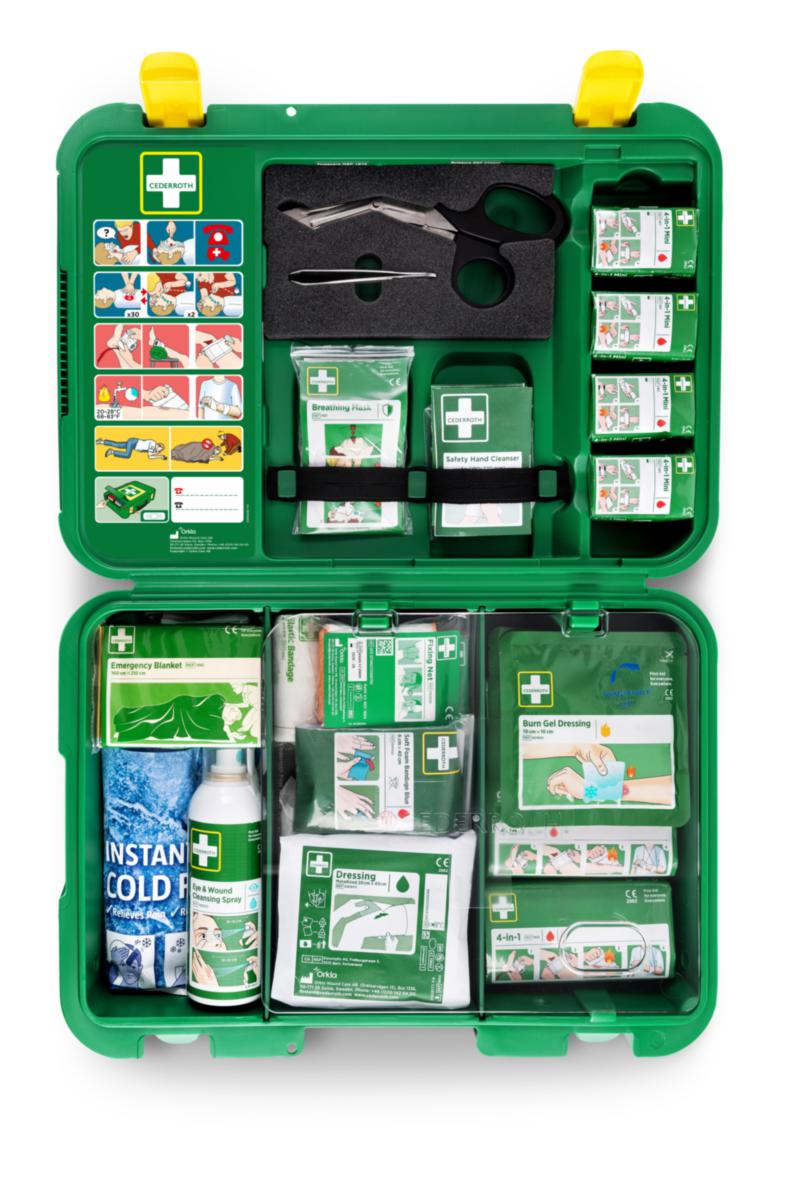 Första Hjälpen Kit Cederroth 390103 X-Large - FÖRSTA HJÄLPEN-VÄSKA 390103 CEDERROTH STL XL