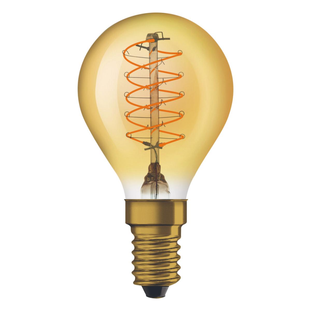 LED-lampa, Vintage 1906, Deco Klot, dimbar, Osram - LED LAMPA DECO KLOT (25) E14 D VINTAGE 1906 CLA P25 DIM OSRAM