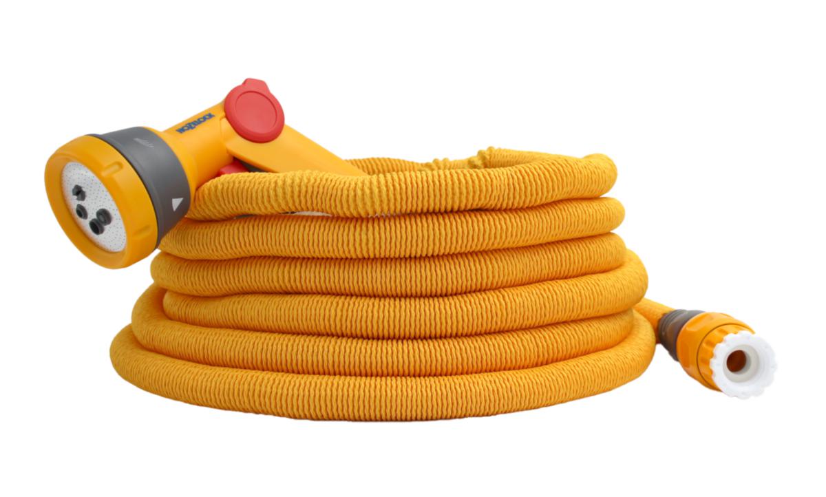 Slangset Hozelock Wonderhoze - SLANGSET WONDERHOZE 15M EXPAND ERANDE MED KOPPL & SPRUTPISTOL