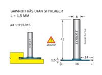 Skivnotfräs Cobolt HM