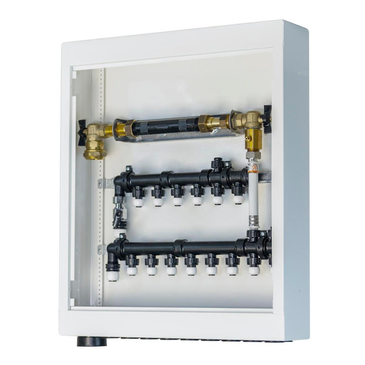 Vattenmätarskåp Ready Port VMS WT 9/7, Uponor - UPONOR READY PORT VMS WT 9/7 V VATTENMÄTARSKÅP