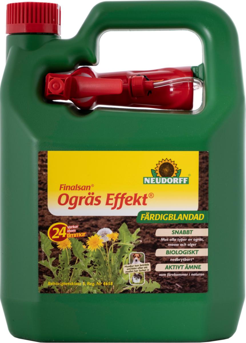 Ogräs Effekt färdigblandad, pelargonsyra - OGRÄS EFFEKT 3L FÄRDIGB. SPRAY OGRÄSBEKÄMPNING NEUDORFF