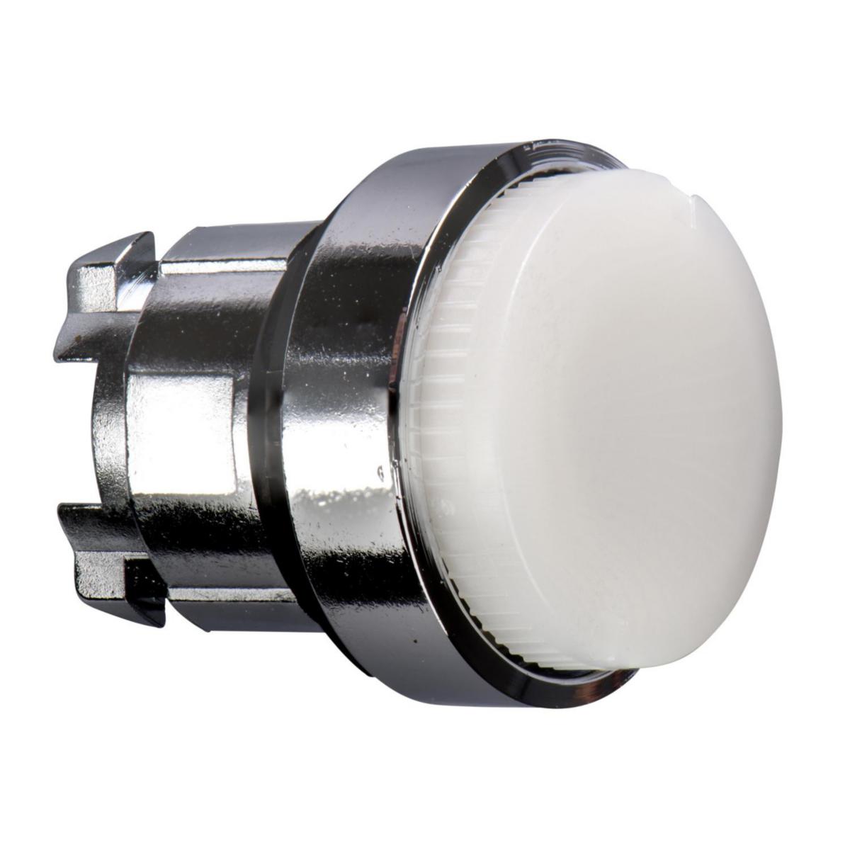 Förhöjda trycken ZB4BW - LAMPTRYCKE ZB4BW113 VIT