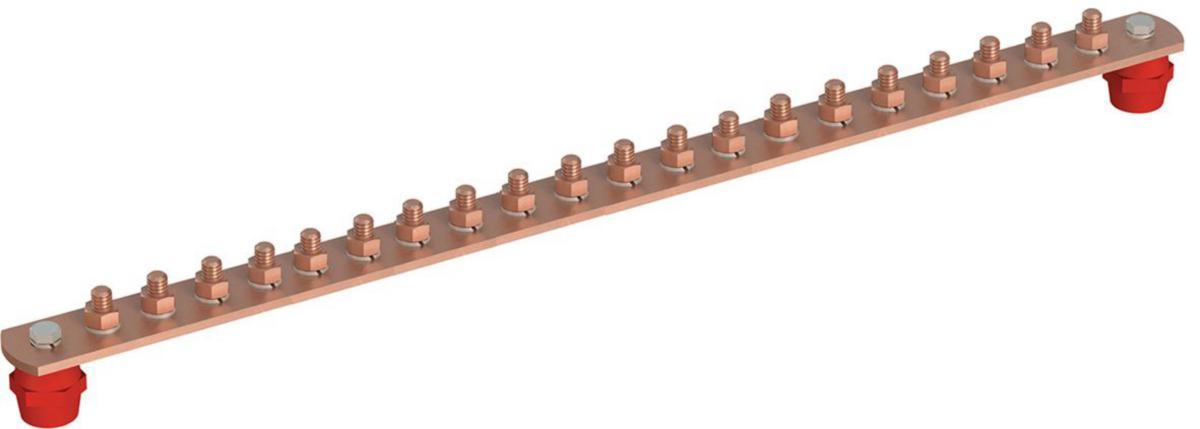 Potentialutjämningsskenor koppar - POT.SKENA KOPPAR 20ANSL 910382