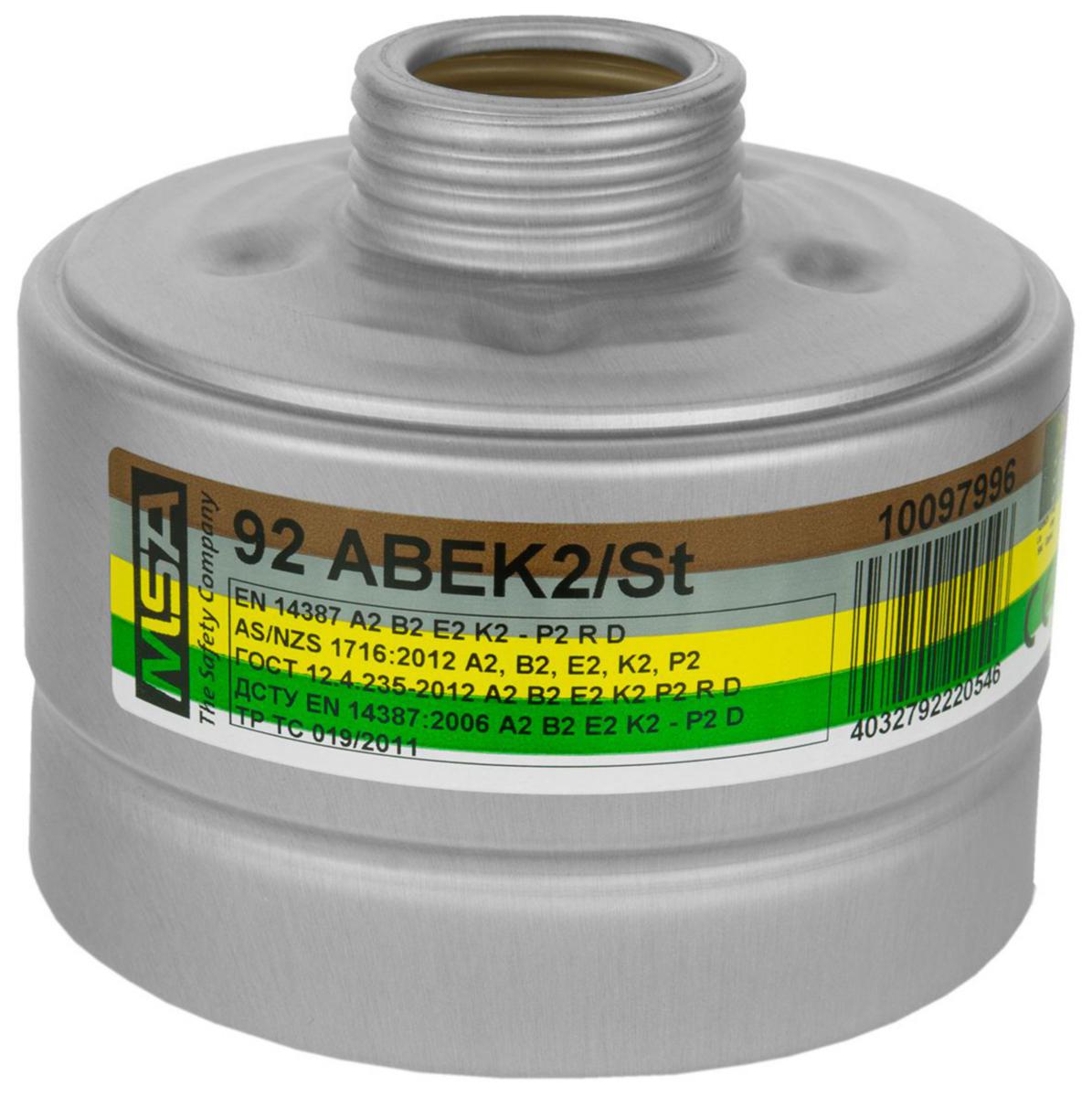 Filter MSA för helmask - KOMB FILTER MSA 92ABEK2/ST 10097996 T HELMASK