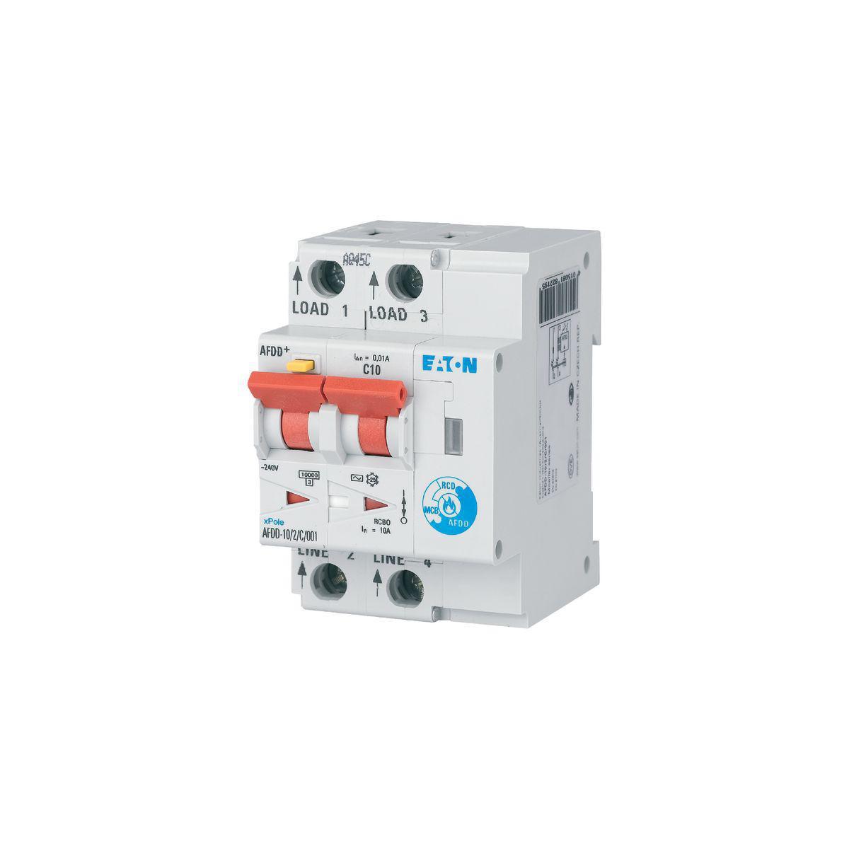 Ljusbågsdetektor AFDD+ - LJUSBÅGSDETEKT C10A 30MA -A AFDD-10/2/C/003-A