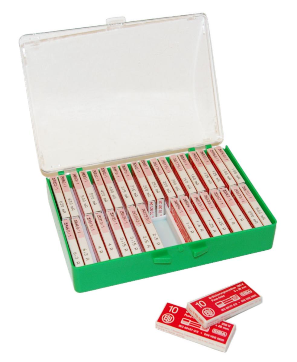Finsäkringslåda T - SORTIMENTBOX FINSÄKR 5x20 TRÖG 18x20 ST