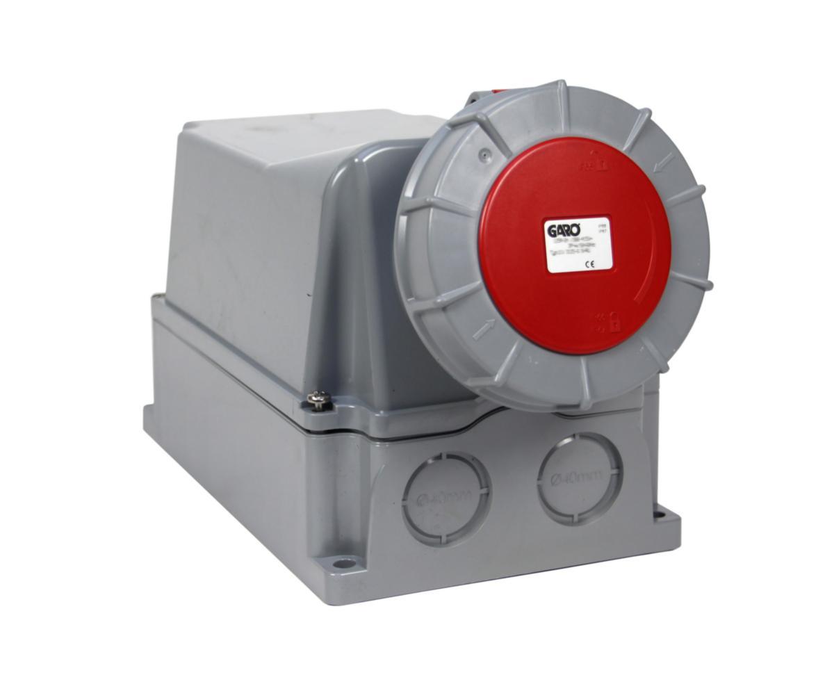 Vägguttag Basic typ UIV+RU 125A Vattentätt - VÄGGUTTAG UIV 4125-6+ RU IP67 UIV 4125-6 S + RU