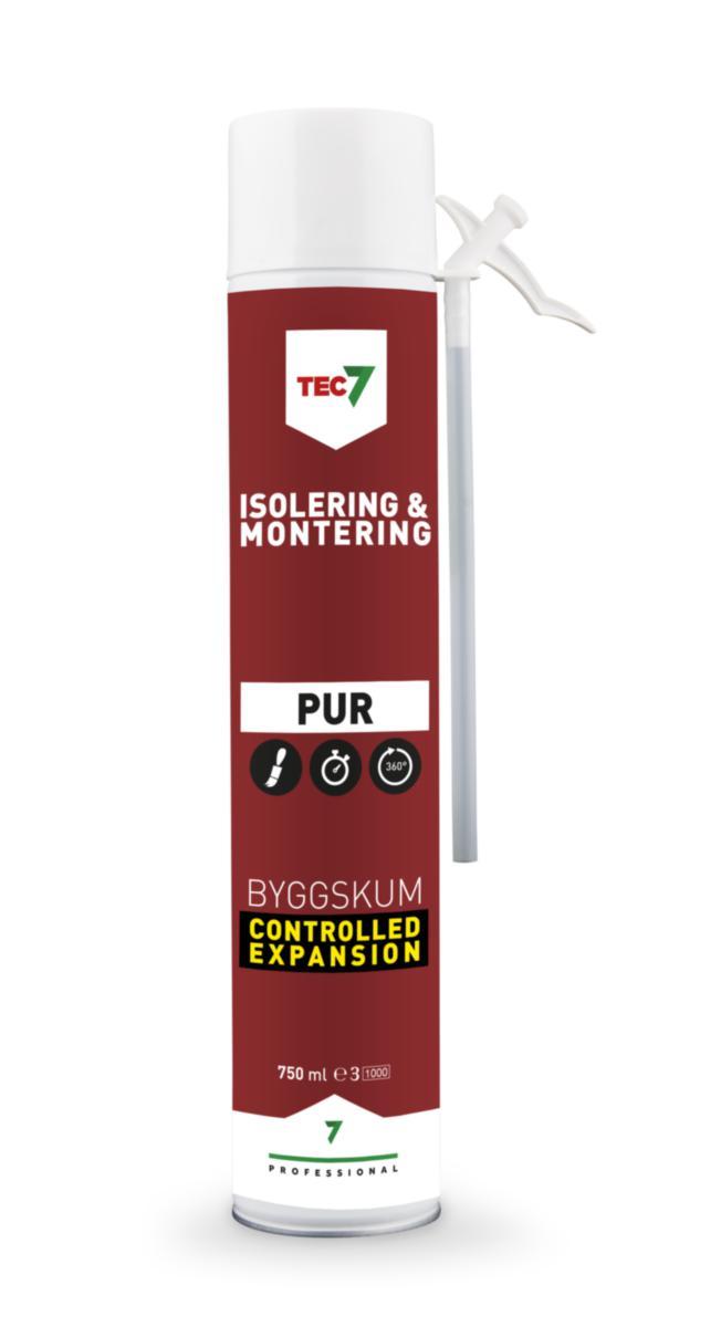 Byggskum, Tec7, Relekta PUR 7 - BYGGSKUM TEC7 PUR 750ML FÖR ISOLERING OCH MONTERING