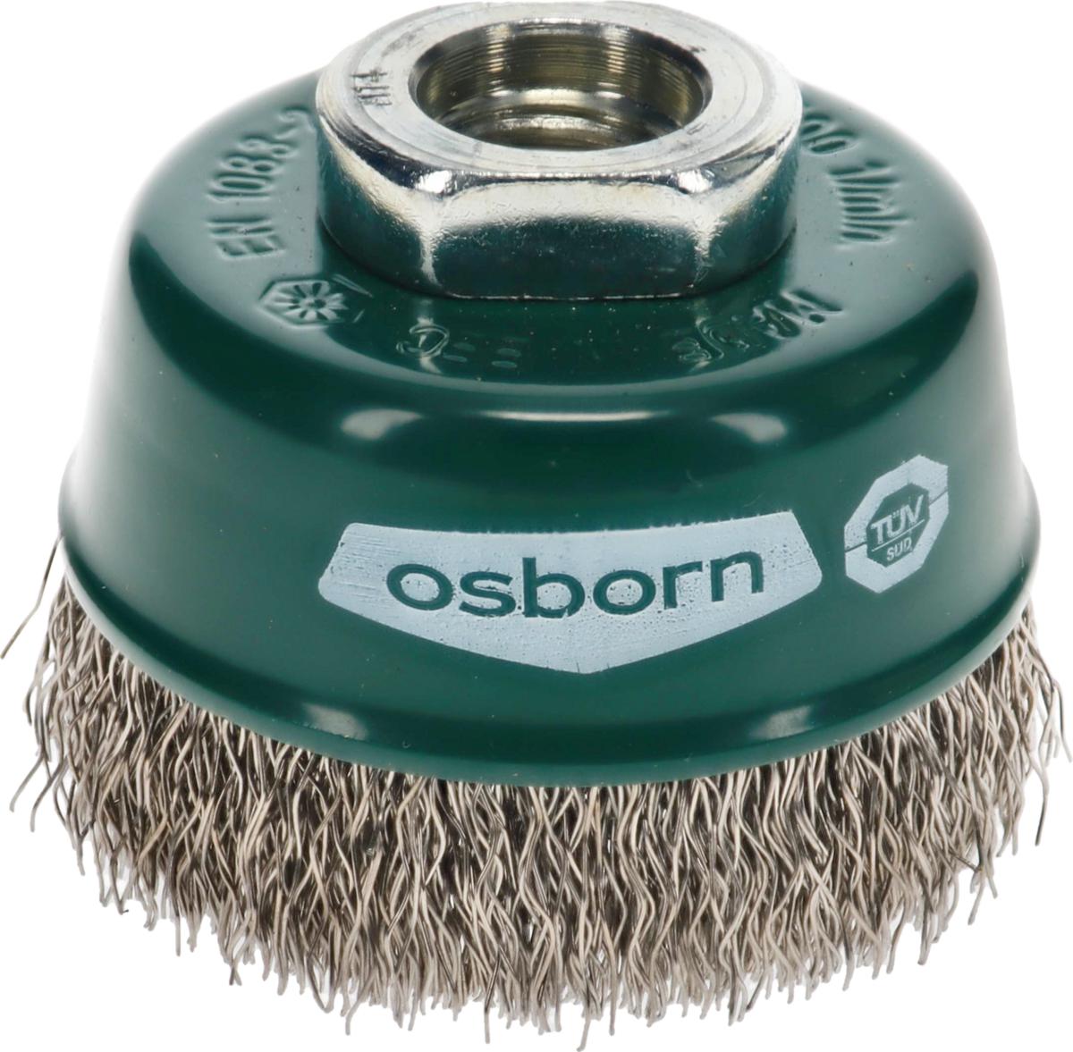 Axialborste Osborn Superior, Krusad tråd - AXIALBORSTE M14 OSBORN D60/M14 0.30 ROSTFRI TRÅD