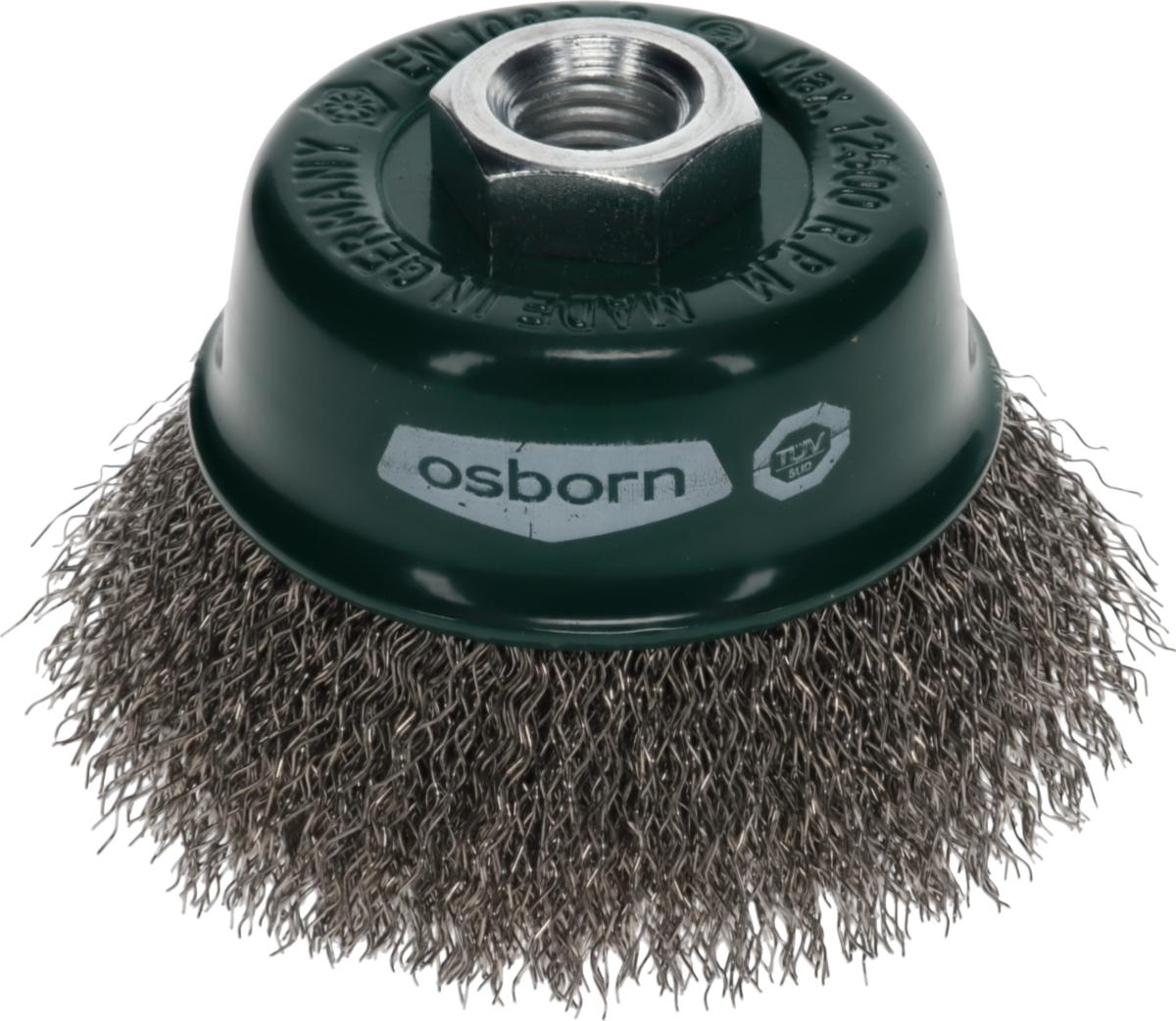 Axialborste Osborn Superior, Krusad tråd - AXIALBORSTE M14 OSBORN D75/M14 0.30 ROSTFRI TRÅD