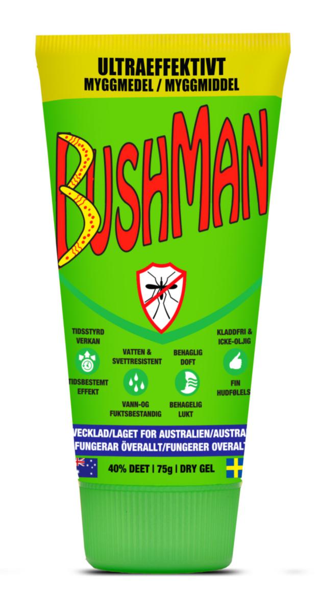 Myggmedel Bushman Gel - BUSHMAN DRYGEL MYGGMEDEL 75G