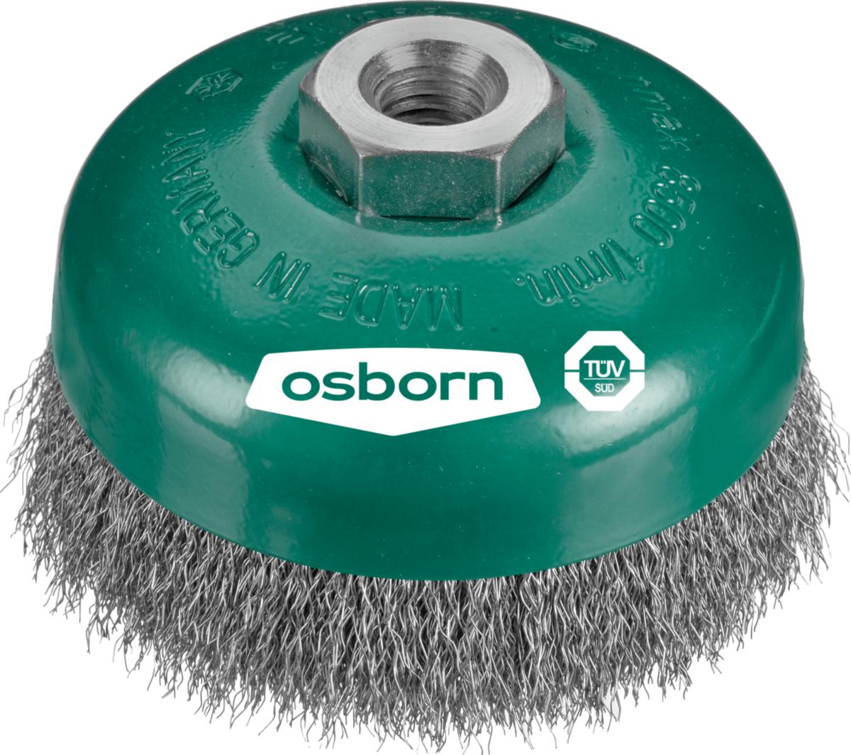 Axialborste Osborn Superior, Krusad tråd - AXIALBORSTE M14 OSBORN D100/M14 0.30 ROSTFRI TRÅD