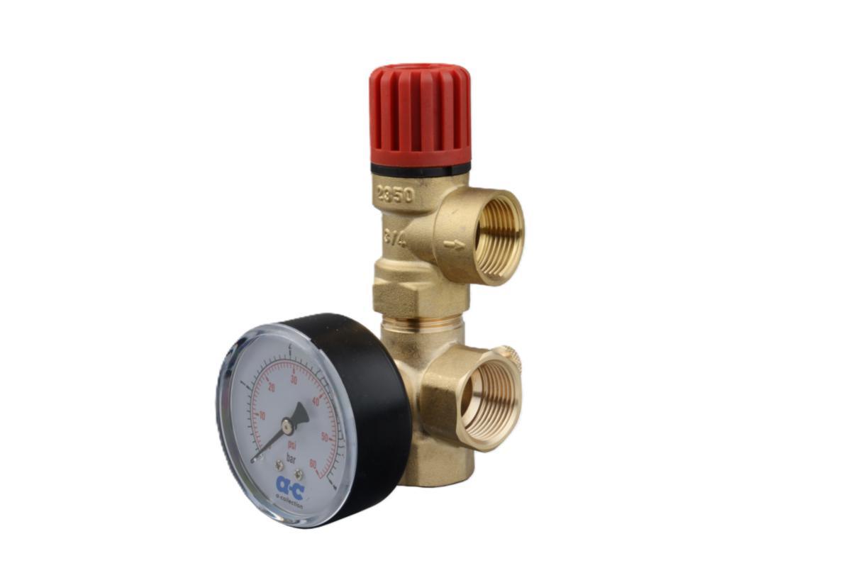 Armatursats AVI 1896-S - SÄKERHETSSATS AVI 1896-S PN10 G20XG20 1,5BAR/-10°C-+120°C